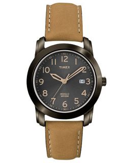 Timex Watch, Mens Brown Leather Strap 39mm T2P133UM   Watches   Jewelry & Watches