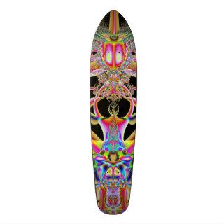 Skateboard featuring "Atomic Beatle" Fractal Image