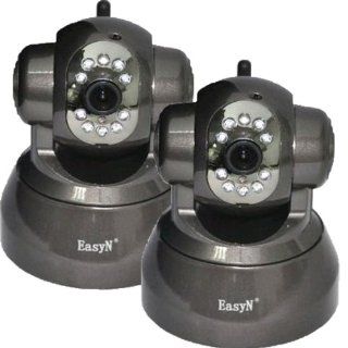 EasyN F M166 WIFI Wireless IP Camera Webcam Cam Baby Monitor Audio Pan&Tilt Record Android iPhone View. 2 Pack Computers & Accessories