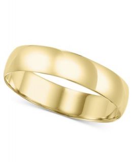 14k Gold Ring, Wedding Band (2 6mm)   Rings   Jewelry & Watches