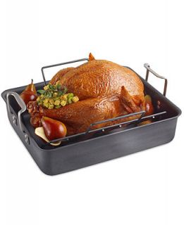Calphalon Classic Hard Anodized 16.5 Roaster with Roasting Rack   Cookware   Kitchen