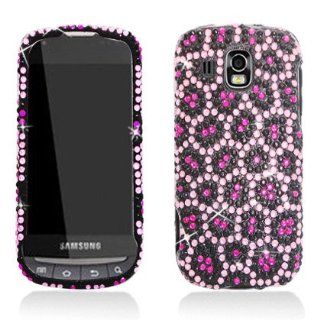 Aimo Wireless SAMM930PCDI163 Bling Brilliance Premium Grade Diamond Case for Samsung Transform Ultra M930   Retail Packaging   Pink Leopard Cell Phones & Accessories
