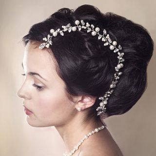 handmade bryony wedding hair vine by rosie willett designs