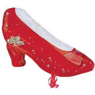 WIZARD of OZ Dorothy RUBY Red SLIPPERS Shoes Glittery Shimmery 29" Mylar BALLOON   Party Balloons