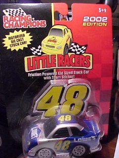 Jimmie Johnson #48 LOWE'S Little Racers *Racing Champions 2002 Motorized die cast stock car Toys & Games