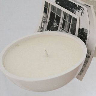 scented candle   vanilla or spiced apple by catkin collection