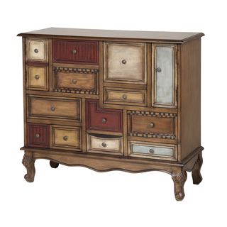 Shelby 14 drawer Multicolored Wood Accent Chest Coffee, Sofa & End Tables