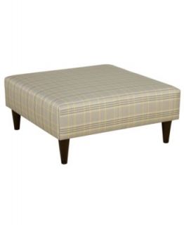 Clare Fabric Accent Cocktail Ottoman, 36W x 36D x 17H   Furniture