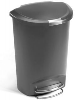 simplehuman Trash Can, Semi Round Plastic Lid 40L   Kitchen Gadgets   Kitchen