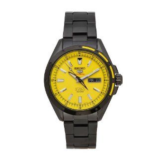 Seiko Men's SRP159 Stainless Steel Analog with Yellow Dial Watch at  Men's Watch store.