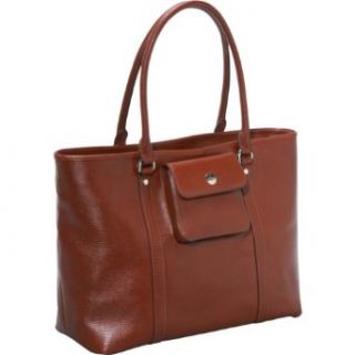 Knomo Sulina 15 Inch Tote In Cognac 10 157 Clg Laptop Bag,Cognac Large Grain,One Size Clothing