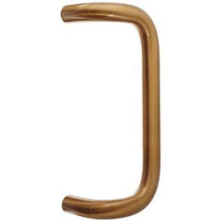 Rockwood BF157C17.10 Bronze 90 Offset Door Pull, 1" Diameter x 10" CTC, Type 17 Concealed Mounting for 1 3/4" Aluminum Door, Satin Clear Coated Finish Hardware Handles And Pulls
