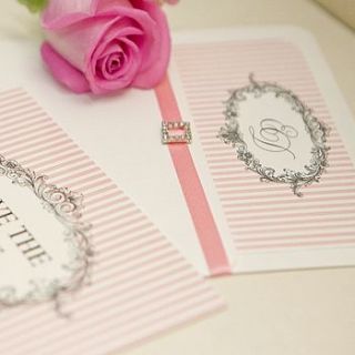 'venice' personalised wedding invitations by beautiful day