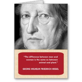 Hegel Anti Valentine's Day Card