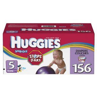 Huggies Snug & Dry Diapers, Size 5, 156 Count Health & Personal Care