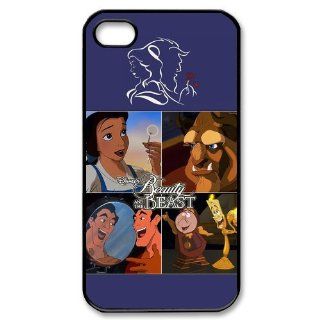 Personalized Beauty and the Beast Protective Snap on Cover Case for iPhone 4/4S BATB154 Cell Phones & Accessories