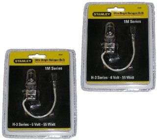 Black & Decker VEC156BD, VEC156BDC Replacement (2 Pack) H3 6V 55W Bulb for V1 Spotlight # H3 6V 55W 2pk   Halogen Bulbs  