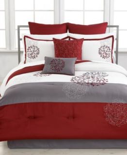 Jacobson 10 Piece Queen Comforter Set   Bed in a Bag   Bed & Bath