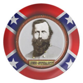 Jeb Stuart Civil War Dinner Plate