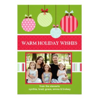 Warm Holiday Wishes Announcements