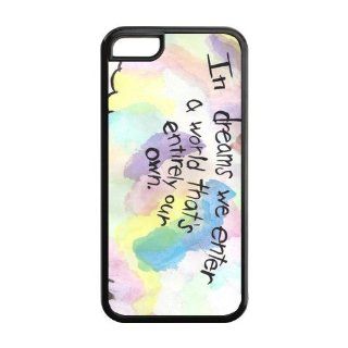 Harry Potter Quotes Design Black Sides TPU Case Protective For Iphone 5c iphone5c NY154 Cell Phones & Accessories