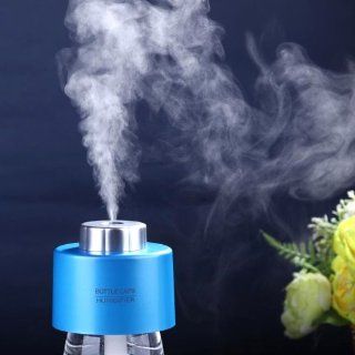 Estone New USB Portable Mini Water Bottle Caps Humidifier Air Diffuser Aroma Mist Maker (Blue)  