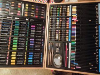 Art Studio Classic Drawing Kit in Wood Case(153 Pieces)  Other Products  