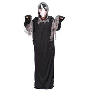 Size XXL  Grey /Men's Black Death God Robe Outfit Dress Up Costume for Halloween Party (6463 14) Toys & Games