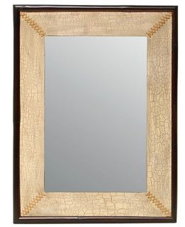Palecek Mirror, Crackle Stitch 25x33   Mirrors   For The Home