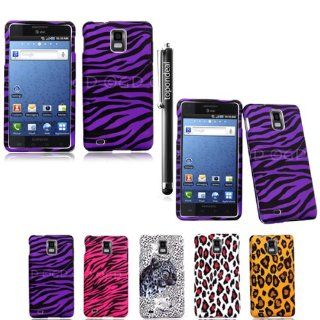 Cellularvilla (Tm) Case for Samsung Infuse 4g I997 Purple Zebra Design Hard Phone Case Cover. Free Cellularvilla Stylus Touch Pen Included. Cell Phones & Accessories