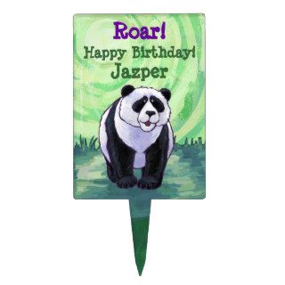 Panda Bear Party Center Cake Pick
