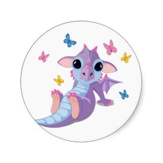Cute Baby Dragon Stickers
