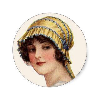 Vintage Victorian Era Hat 3 Sticker