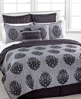 CLOSEOUT Liverpool 8 Piece King Comforter Set   Bed in a Bag   Bed & Bath