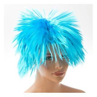 Spiky Blue Wig Toys & Games