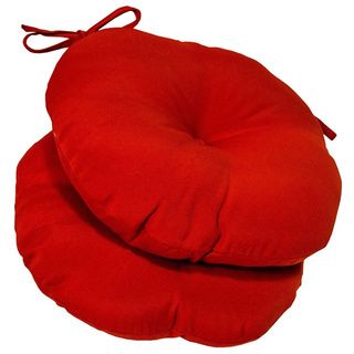 18 inch Round Outdoor Salsa Bistro Chair Cushion (Set of 2) Outdoor Cushions & Pillows
