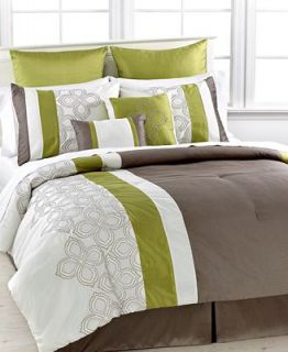 CLOSEOUT Lavina 8 Piece King Comforter Set   Bed in a Bag   Bed & Bath