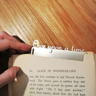 'once upon a time' bookmark by heather alstead design