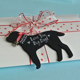 personalised valentine's day dog by chantal devenport designs