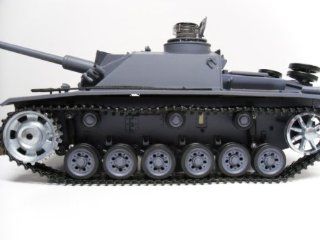 1/16 German Sturmgeschutz III Ausf. G Sd.Kfz.142/1 Infrared Battle Tank Smoke & Sound (Upgrade Version w/ Metal Gear & Tracks) Toys & Games