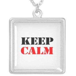 Keep Calm Custom Jewelry
