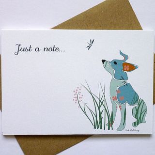 set of 12 dog notecards by ink pudding