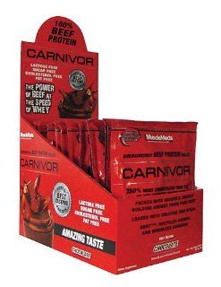 MuscleMeds   Carnivor Chocolate, 15 packets Health & Personal Care