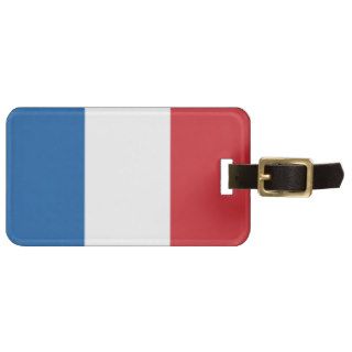 France Plain Flag Tags For Bags