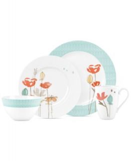 Lenox Dinnerware, Floral Fusion Blue Collection   Casual Dinnerware   Dining & Entertaining