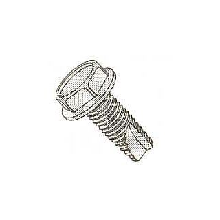 5/16 18x1 Thread Cutting Screw Ind Hex Washer Hd Type F UNC Steel / Zinc Plated, Pack of 1500 Ships FREE in USA Thread Forming And Cutting Screws