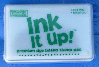 Ink It Up Premium Dye Based Christmas Green Stamp Pad  Decorative Rubber Stamps 