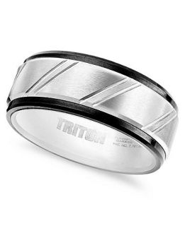 Mens Ring, Tungsten Carbide Band (9mm)   Rings   Jewelry & Watches