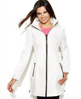 Jessica Simpson Hooded Zip Front Coat   Coats   Women
