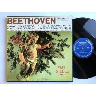Beethoven Piano Concerto No. 1 In C Major / OP. 15 / Piano Concerto No. 2 In B Flat Major / OP. 19 (2xLP Box Set) LP   Parliament   PLP 138 2 Leningrad Philharmonic Conducted by Kurt Sanderling; Emil Gilels   Piano Music